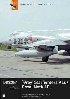 Lockheed (T)F104G Starfighter "Grey" including zaps (KLu)  DD32041