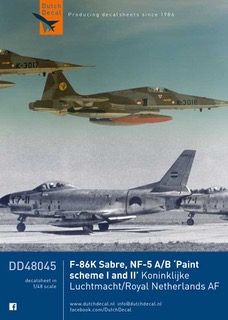 F86K Kaasjager and NF5A/B (KLu) (LAST STOCKS ARRIVED)  DD48045