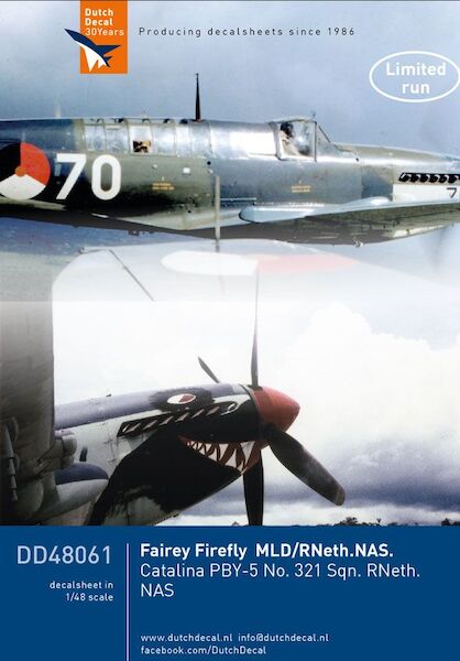 Fairey Firefly (MLD) PBY5 Catalina 321sq RNeth Navy/ MLD (REPRINT) DD48061