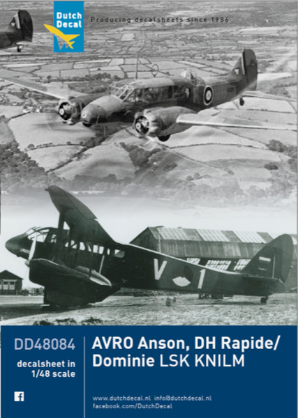 Avro Anson, DH Rapide / Dominie (RAF, LSK, KLu, KNILM) DD48084