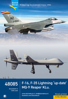 F16, F35  Lightning 'Up date' & MQ-9 Reaper KLu  DD48085