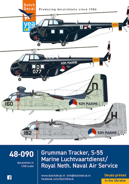 Grumman S2F Tracker, S55, (Koninlijke Marine Luchtvaartdienst. Royal Dutch Naval Air Service)  DD48090