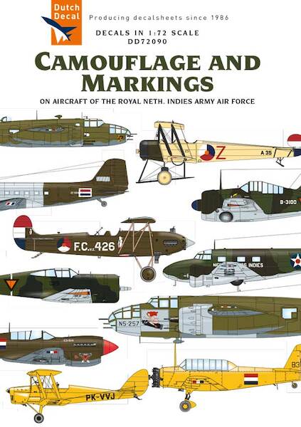 Camouflage and markings on the Aircraft of the Royal Neth. East Indies Army Air Force DD72090