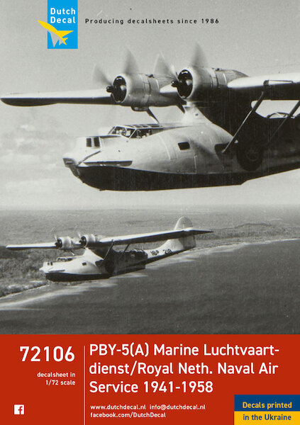 PBY5(A) Catalina Marine Luchtvaartdienst / Royal Netherlands Naval Air Service 1941-1958  DD72106