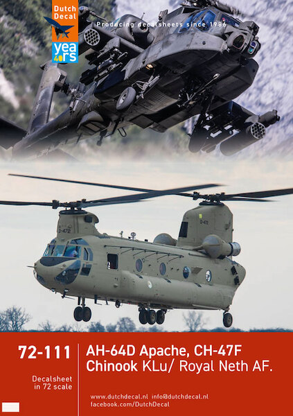 AH64D Apache, CH47D/F Chinook (KLu, Royal Netherlands Air Force)  DD72111