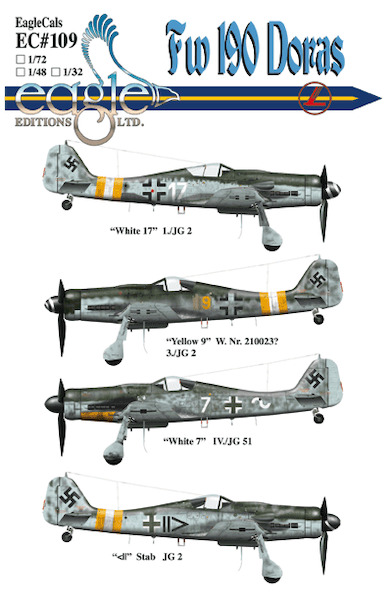 Focke Wuld FW190D (JG2, JG51)  EC-32-109