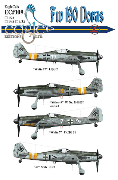 Focke Wuld FW190D (JG2, JG51) EC-32-109
