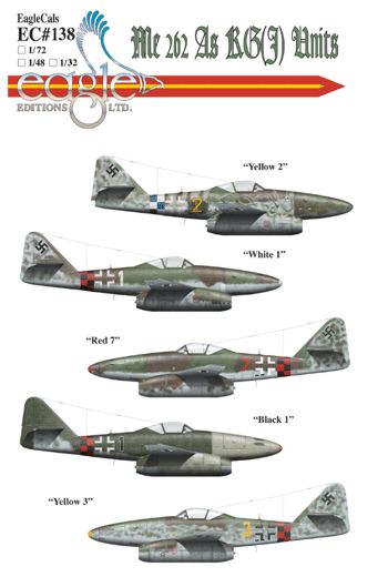 Messerschmitt Me262A's (KG(J) Units  EC-32-138