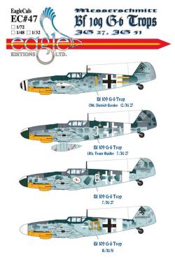 Messerschmitt BF109G-6 Trop (JG27, JG51) EC-32-47