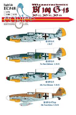 Messerschmitt BF109G-4`s (JG27, JG52, JG53)  EC-32-48