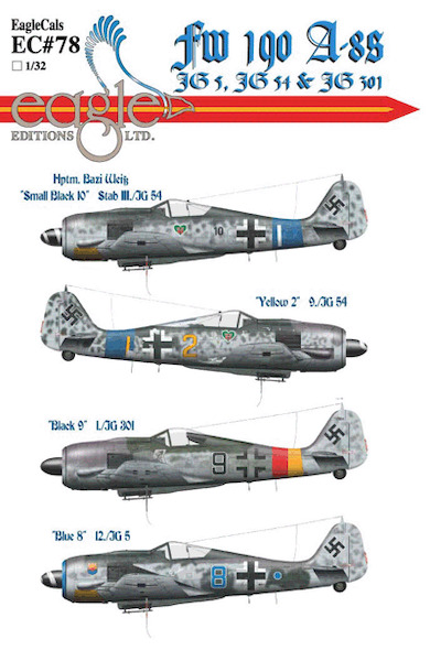 Focke Wulf FW190A ss (JG2, JG54, JG301)  EC-32-78
