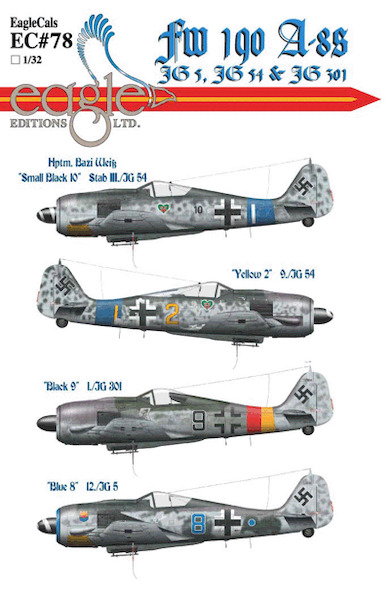 Focke Wulf FW190A ss (JG2, JG54, JG301) EC-32-78