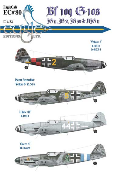 Messerschmitt Bf109G-10 (JG51, JG52, JG300, JG301) EC-32-80