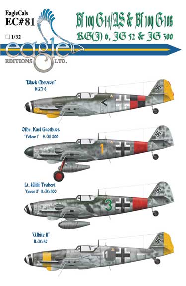 Messerschmitt Bf109G-14AS -G10 (KG3, JG52, JG300) EC-32-81