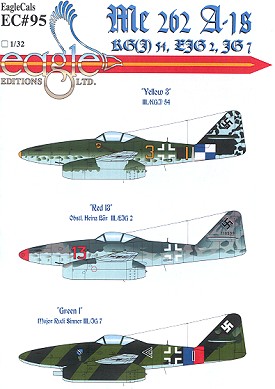 Messerschmitt Me262A-1 (KG(J)54, EJG2, JG7) EC-32-95