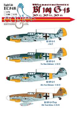 Messerschmitt BF109G-4`s (JG27, JG52, JG53)  EC-48-48