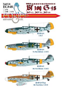 Messerschmitt BF109G-4`s (JG27, JG52, JG53) EC-48-48