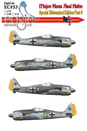 Focke Wulf FW190A-2/3/4/5 (Major Hans Assi Hahn) Part 4  EC-48-53