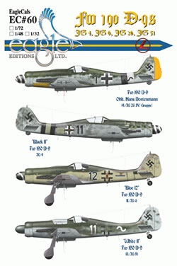 Focke Wulf FW190D-9 (JG4, JG6, JG26, JG51)  EC-48-60
