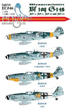 Messerschmitt BF109G-14 (JG3, JG5, JG52, JG53) EC-72-46