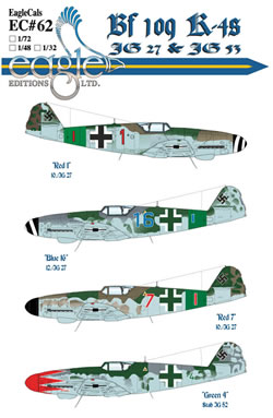 Messerschmitt BF109K-4 (JG27, JG52)  EC-72-62