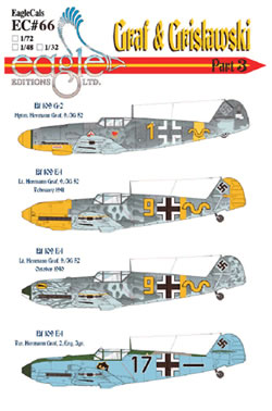 Messerschmitt BF109E-1, G-2 (Graf & Grislawski JG52) Part 4 EC-72-66