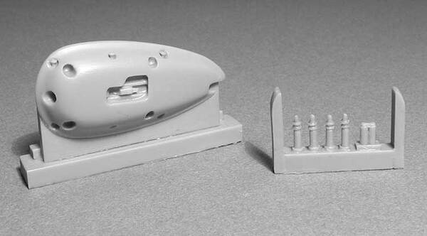 Messerschmitt BF109F, G, K ECT Rack (Hasegawa) EP#23-48