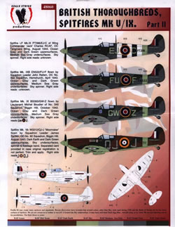British Thoroughbreds Part II, Spitfire MKV, MKVIII, MKIX ES48060