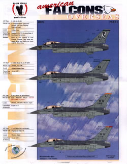 American Falcons Overseas Part I (F16) ES48072