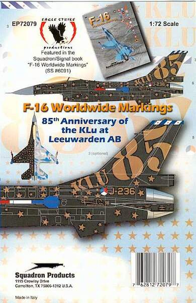 F16 Fighting Falcon (KLu 80 ann Leeuwarden AFB)  ES48262