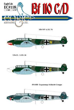 Messerschmitt BF110C/D  EC-32-118