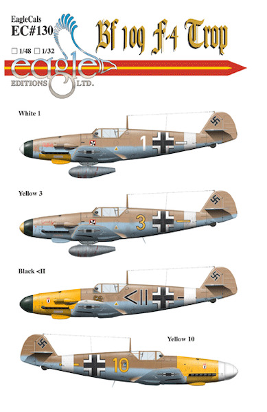 Messerschmitt BF109F-4 Trop Part 1 EC-32-130