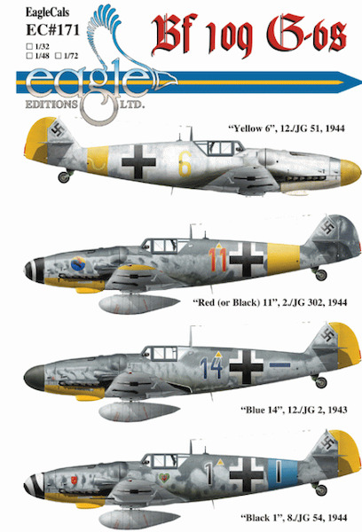 Messerschmitt BF109G-6's  EC-32-171