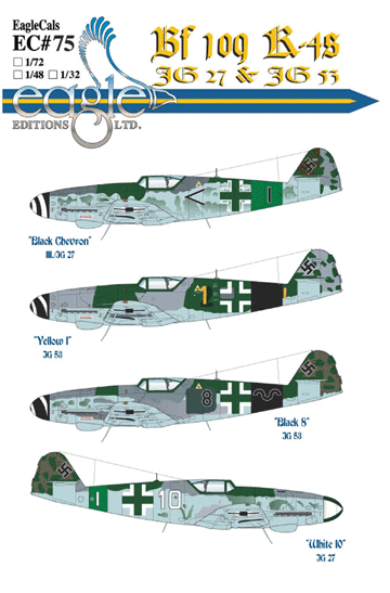 Messerschmitt BF109K-4 (JG53, JG27) EC-32-75