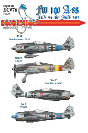 Focke Wulf FW190A ss (JG54 & JG301) EC-32-76