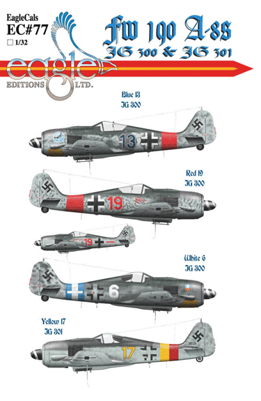 Focke Wulf FW190A ss (JG300 & JG301)  EC-32-77