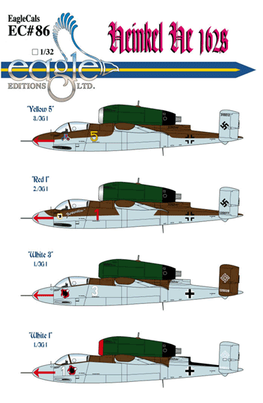 Heinkel He162 Salamander (JG1)  EC-32-86