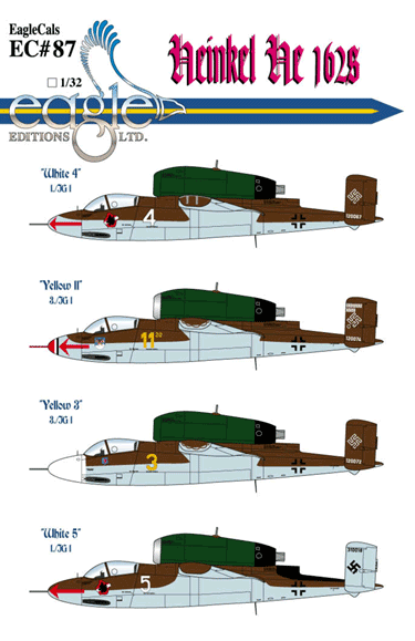 Heinkel He162 Salamander (JG1) EC-32-87