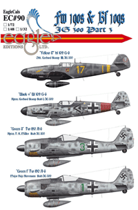 Focke Wulf FW190 & Messerschmitt BF109G-6 (JG300) Part 3  EC-32-90