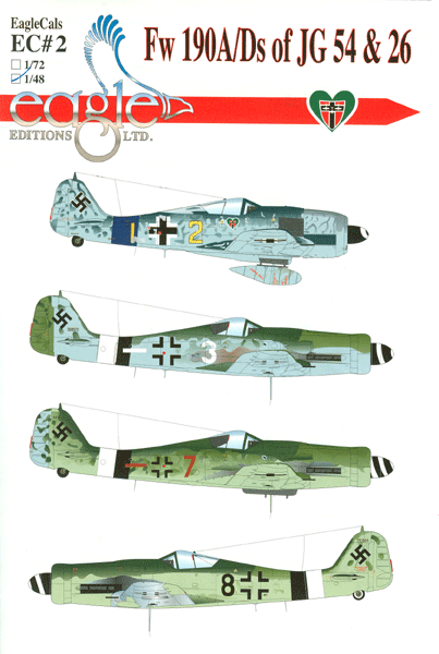 Focke Wulf FW190A-8/D-9 (JG54 & JG26)  EC-48-02