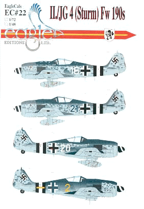 Focke Wulf FW190A (II.JG4 Sturm))  EC-48-22