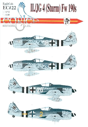Focke Wulf FW190A (II.JG4 Sturm)) EC-48-22