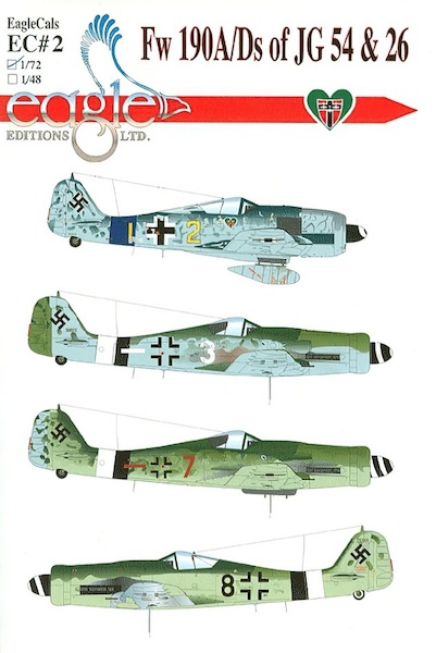 Focke Wulf FW190A-8/D-9 (JG54 & JG26)  EC-72-02