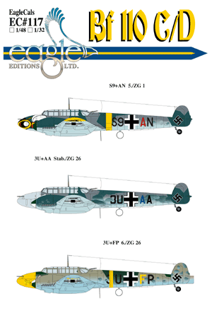 Messerschmitt BF110C/D  EC-72-117