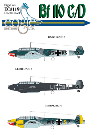Messerschmitt BF110C/D EC-72-119