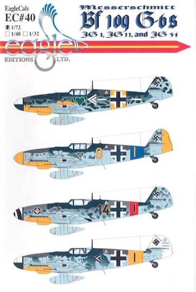 Messerschmitt BF109G-6 (JG1, JG11 and JG51) EC-72-40