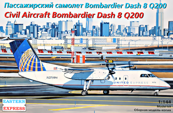 Bombardier Dash 8 Q200 (Continental) NEW SUPPLIER, LOWER PRICE!) 144132