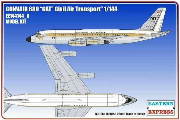 Convair 880 (CAT - Civil Air Transport) 144144-6