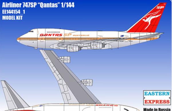 Boeing 747SP Rolls Royce engines (Qantas old)  144154-1