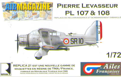 Pierre Levasseur PL107/108 Triplace de reconnaissance et bombardement embarquemoteur (RESTOCK)  R003